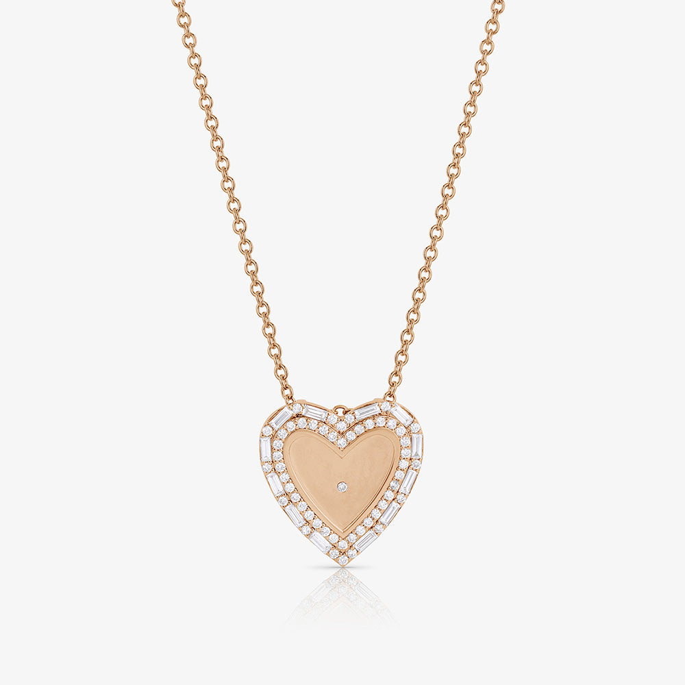 Florence Diamond Heart Necklace