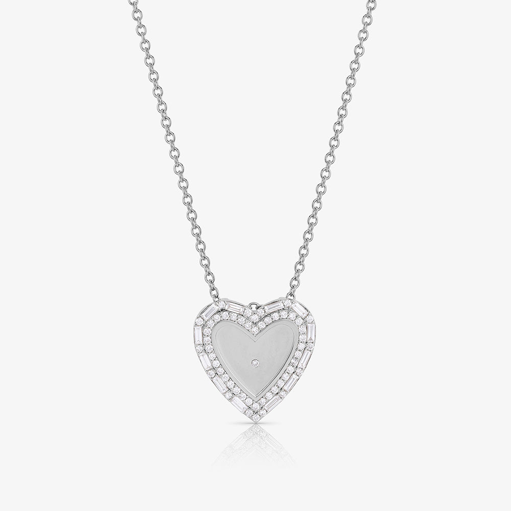 Florence Diamond Heart Necklace
